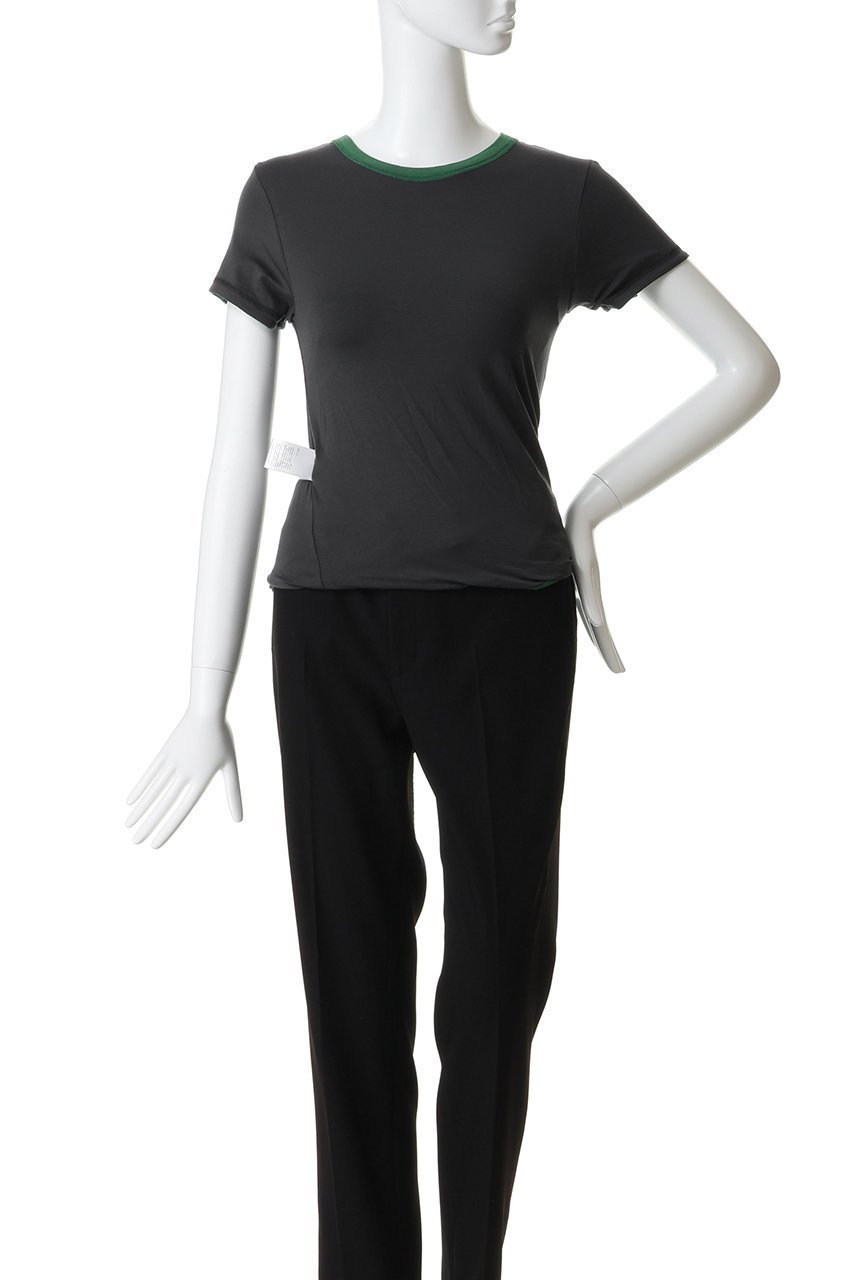 【エリオポール/heliopole】の【muller of yoshiokubo】リバーシブルツイストトップ 人気、トレンドファッション・服の通販 founy(ファニー) 　ファッション　Fashion　レディースファッション　Fashion for Women　トップス・カットソー　Cut & Sew Tops　シャツ・ブラウス・オフィスカジュアル　Elegant Blouses & Button-Ups　ロングTシャツ・Tシャツ　Longline T-Shirts & Tees　カットソー・ベーシックTシャツ　Cut-and-Sewn Tops / Stretch Tees & Basics　コンパクト　Compact, Small Size　ショート　Short, Short Length　スリーブ　Sleeve, Long Sleeve / Short Sleeve　ツイスト　Tweed, Tweed Fabric　フレア　Flare, Flared　ボトム　Bottoms, Lower Wear　other-6|ID: prp329100004932187 ipo3291000000037019092