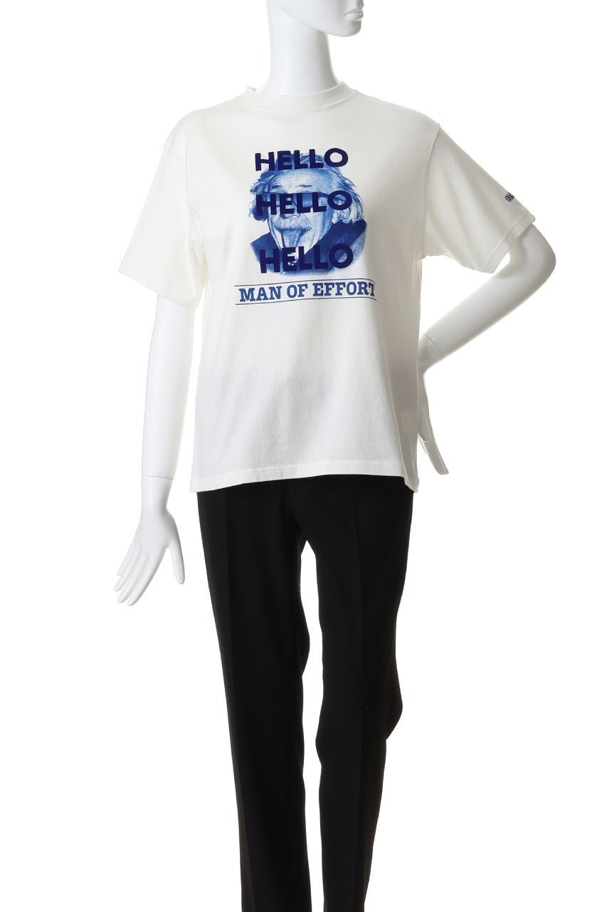 【オブラダ/Oblada】のMAN OF EFFORT Tシャツ 人気、トレンドファッション・服の通販 founy(ファニー) 　ファッション　Fashion　レディースファッション　Fashion for Women　トップス・カットソー　Cut & Sew Tops　シャツ・ブラウス・オフィスカジュアル　Elegant Blouses & Button-Ups　ロングTシャツ・Tシャツ　Longline T-Shirts & Tees　カットソー・ベーシックTシャツ　Cut-and-Sewn Tops / Stretch Tees & Basics　おすすめ　Recommended / Our Picks　ショート　Short, Short Length　スラックス　Slacks, Dress Pants　スリーブ　Sleeve, Long Sleeve / Short Sleeve　デニム　Denim, Jeans Material　フレア　Flare, Flared　人気　Popular, Best Seller　other-2|ID: prp329100004932192 ipo3291000000037019130