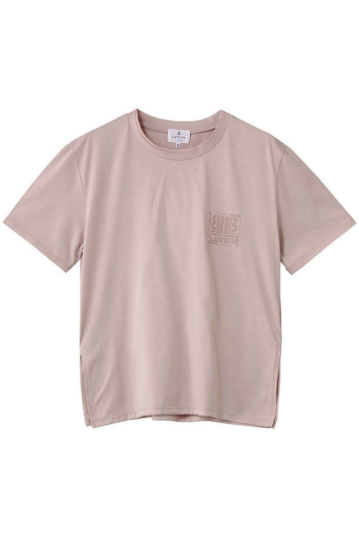 【ランバン オン ブルー/LANVIN en Bleu】のワンポイントスクエアロゴTシャツ インテリア・キッズ・メンズ・レディースファッション・服の通販 founy(ファウニー) https://founy.com/ ファッション Fashion レディースファッション Fashion for Women トップス・カットソー Cut & Sew Tops シャツ・ブラウス・オフィスカジュアル Elegant Blouses & Button-Ups ロングTシャツ・Tシャツ Longline T-Shirts & Tees カットソー・ベーシックTシャツ Cut-and-Sewn Tops / Stretch Tees & Basics ショート Short, Short Length シルケット Silket, Silky Cotton スクエア Square, Square Shape スリーブ Sleeve, Long Sleeve / Short Sleeve バランス Balance, Style Balance ファブリック Fabric, Textile プリント Print, Printed Pattern ボトム Bottoms, Lower Wear ワンポイント One Point, Statement Accent |ID: prp329100004932200 ipo3291000000037019198