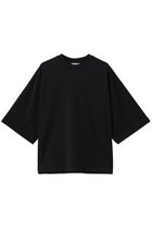 【エイトン/ATON】のSUVIN 60/2 ワイド スリーブ Tシャツ 人気、トレンドファッション・服の通販 founy(ファニー) ファッション Fashion レディースファッション Fashion for Women トップス・カットソー Cut & Sew Tops シャツ・ブラウス・オフィスカジュアル Elegant Blouses & Button-Ups ロングTシャツ・Tシャツ Longline T-Shirts & Tees カットソー・ベーシックTシャツ Cut-and-Sewn Tops / Stretch Tees & Basics インド Indian Textile ショート Short, Short Length スリーブ Sleeve, Long Sleeve / Short Sleeve テーパード Tapered, Tapered Pants バランス Balance, Style Balance ボトム Bottoms, Lower Wear ワイド Wide, Wide Fit エレガント 上品 Elegant thumbnail ブラック|ID: prp329100004932204 ipo3291000000037019243