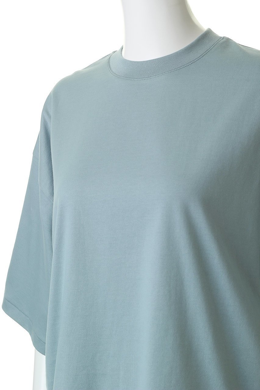 【エイトン/ATON】のSUVIN 60/2 ワイド スリーブ Tシャツ 人気、トレンドファッション・服の通販 founy(ファニー) 　ファッション　Fashion　レディースファッション　Fashion for Women　トップス・カットソー　Cut & Sew Tops　シャツ・ブラウス・オフィスカジュアル　Elegant Blouses & Button-Ups　ロングTシャツ・Tシャツ　Longline T-Shirts & Tees　カットソー・ベーシックTシャツ　Cut-and-Sewn Tops / Stretch Tees & Basics　インド　Indian Textile　ショート　Short, Short Length　スリーブ　Sleeve, Long Sleeve / Short Sleeve　テーパード　Tapered, Tapered Pants　バランス　Balance, Style Balance　ボトム　Bottoms, Lower Wear　ワイド　Wide, Wide Fit　エレガント 上品　Elegant　other-5|ID: prp329100004932204 ipo3291000000037019249