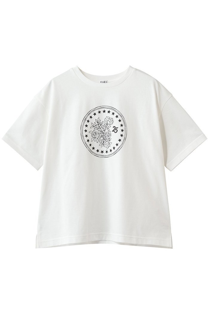 【ティアラ/Tiara】のSHOGO SEKINE 25周年ロゴTシャツ インテリア・キッズ・メンズ・レディースファッション・服の通販 founy(ファウニー) https://founy.com/ ファッション Fashion レディースファッション Fashion for Women トップス・カットソー Cut & Sew Tops シャツ・ブラウス・オフィスカジュアル Elegant Blouses & Button-Ups ロングTシャツ・Tシャツ Longline T-Shirts & Tees カットソー・ベーシックTシャツ Cut-and-Sewn Tops / Stretch Tees & Basics ショート Short, Short Length スリーブ Sleeve, Long Sleeve / Short Sleeve プリント Print, Printed Pattern モチーフ Motif, Design Theme モノトーン Monotone, Black and White ラウンド Round, Round Neck エレガント 上品 Elegant 人気 Popular, Best Seller 再入荷 Restock / Back in Stock |ID: prp329100004932208 ipo3291000000037019274