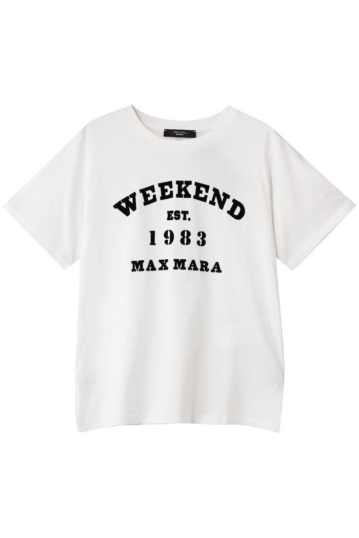 【マックスマーラ/Max Mara】の【Weekend Max Mara】TENUE Tシャツ インテリア・キッズ・メンズ・レディースファッション・服の通販 founy(ファウニー) https://founy.com/ ファッション Fashion レディースファッション Fashion for Women トップス・カットソー Cut & Sew Tops シャツ・ブラウス・オフィスカジュアル Elegant Blouses & Button-Ups ロングTシャツ・Tシャツ Longline T-Shirts & Tees カットソー・ベーシックTシャツ Cut-and-Sewn Tops / Stretch Tees & Basics インナー Innerwear ショート Short, Short Length スリーブ Sleeve, Long Sleeve / Short Sleeve バランス Balance, Style Balance モダン Modern, Contemporary |ID: prp329100004932209 ipo3291000000037019281