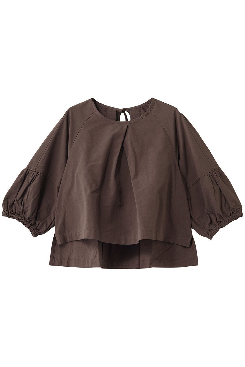 【スリー ドッツ/three dots】のデザート ウェザートップス インテリア・キッズ・メンズ・レディースファッション・服の通販 founy(ファニー) 　ファッション　Fashion　レディースファッション　Fashion for Women　トップス・カットソー　Cut & Sew Tops　シャツ・ブラウス・オフィスカジュアル　Elegant Blouses & Button-Ups　ロングTシャツ・Tシャツ　Longline T-Shirts & Tees　カットソー・ベーシックTシャツ　Cut-and-Sewn Tops / Stretch Tees & Basics　スリーブ　Sleeve, Long Sleeve / Short Sleeve　デザート　Dessert, Sweet Treat　フォルム　Silhouette, Form　フロント　Front, Front Design　リネン　Linen, Linen Fabric　リボン　Ribbon, Bow　リラックス　Relax, Relaxed Fit　ロング　Long, Long-Length　ブラウン|ID: prp329100004932217 ipo3291000000037019358