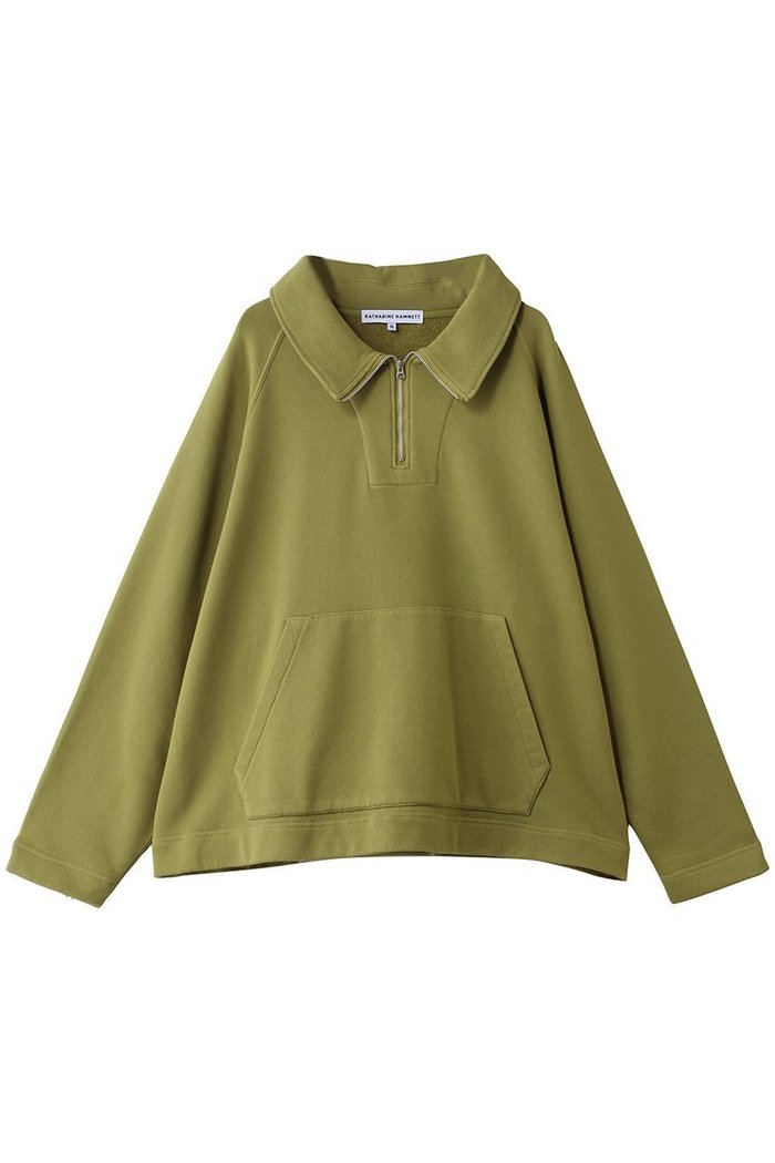 【キャサリンハムネット/KATHARINE HAMNETT LONDON】の【UNISEX】オーガニックオーバーダイハーフジッププルオーバー インテリア・キッズ・メンズ・レディースファッション・服の通販 founy(ファニー) https://founy.com/ ファッション Fashion レディースファッション Fashion for Women トップス・カットソー Cut & Sew Tops シャツ・ブラウス・オフィスカジュアル Elegant Blouses & Button-Ups レディースパーカー・カジュアルフーディー Casual Hoodies & Sweatshirts ロングTシャツ・Tシャツ Longline T-Shirts & Tees カジュアルプルオーバー・ニットトップス Pullovers & Knit Tops / Casual Pullovers スウェット・クルーネックトップス Sweatshirts & Crewnecks / Relaxed Fit Sweat Tops カットソー・ベーシックTシャツ Cut-and-Sewn Tops / Stretch Tees & Basics ユニセックス Unisex, Genderless オーガニック Organic Cotton シンプル Simple, Minimal ヴィンテージ Vintage Style |ID: prp329100004932230 ipo3291000000037019508