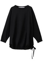 【コグ ザビッグスモーク/COGTHEBIGSMOKE】の33 NINA LONG T 人気、トレンドファッション・服の通販 founy(ファニー) ファッション Fashion レディースファッション Fashion for Women トップス・カットソー Cut & Sew Tops シャツ・ブラウス・オフィスカジュアル Elegant Blouses & Button-Ups ロングTシャツ・Tシャツ Longline T-Shirts & Tees カットソー・ベーシックTシャツ Cut-and-Sewn Tops / Stretch Tees & Basics なめらか Smooth, Silky Texture スリーブ Sleeve, Long Sleeve / Short Sleeve バランス Balance, Style Balance フォルム Silhouette, Form ブラウジング Blouson Silhouette, Cinched Waist リボン Ribbon, Bow ロング Long, Long-Length エレガント 上品 Elegant thumbnail ブラック|ID: prp329100004932239 ipo3291000000037019594