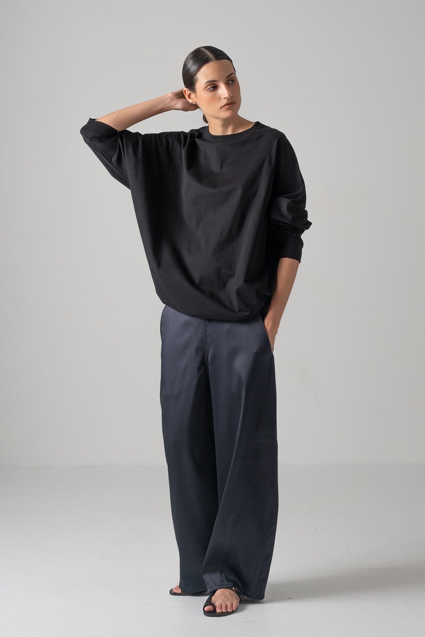 【コグ ザビッグスモーク/COGTHEBIGSMOKE】の33 NINA LONG T 人気、トレンドファッション・服の通販 founy(ファニー) 　ファッション　Fashion　レディースファッション　Fashion for Women　トップス・カットソー　Cut & Sew Tops　シャツ・ブラウス・オフィスカジュアル　Elegant Blouses & Button-Ups　ロングTシャツ・Tシャツ　Longline T-Shirts & Tees　カットソー・ベーシックTシャツ　Cut-and-Sewn Tops / Stretch Tees & Basics　なめらか　Smooth, Silky Texture　スリーブ　Sleeve, Long Sleeve / Short Sleeve　バランス　Balance, Style Balance　フォルム　Silhouette, Form　ブラウジング　Blouson Silhouette, Cinched Waist　リボン　Ribbon, Bow　ロング　Long, Long-Length　エレガント 上品　Elegant　other-8|ID: prp329100004932239 ipo3291000000037019602