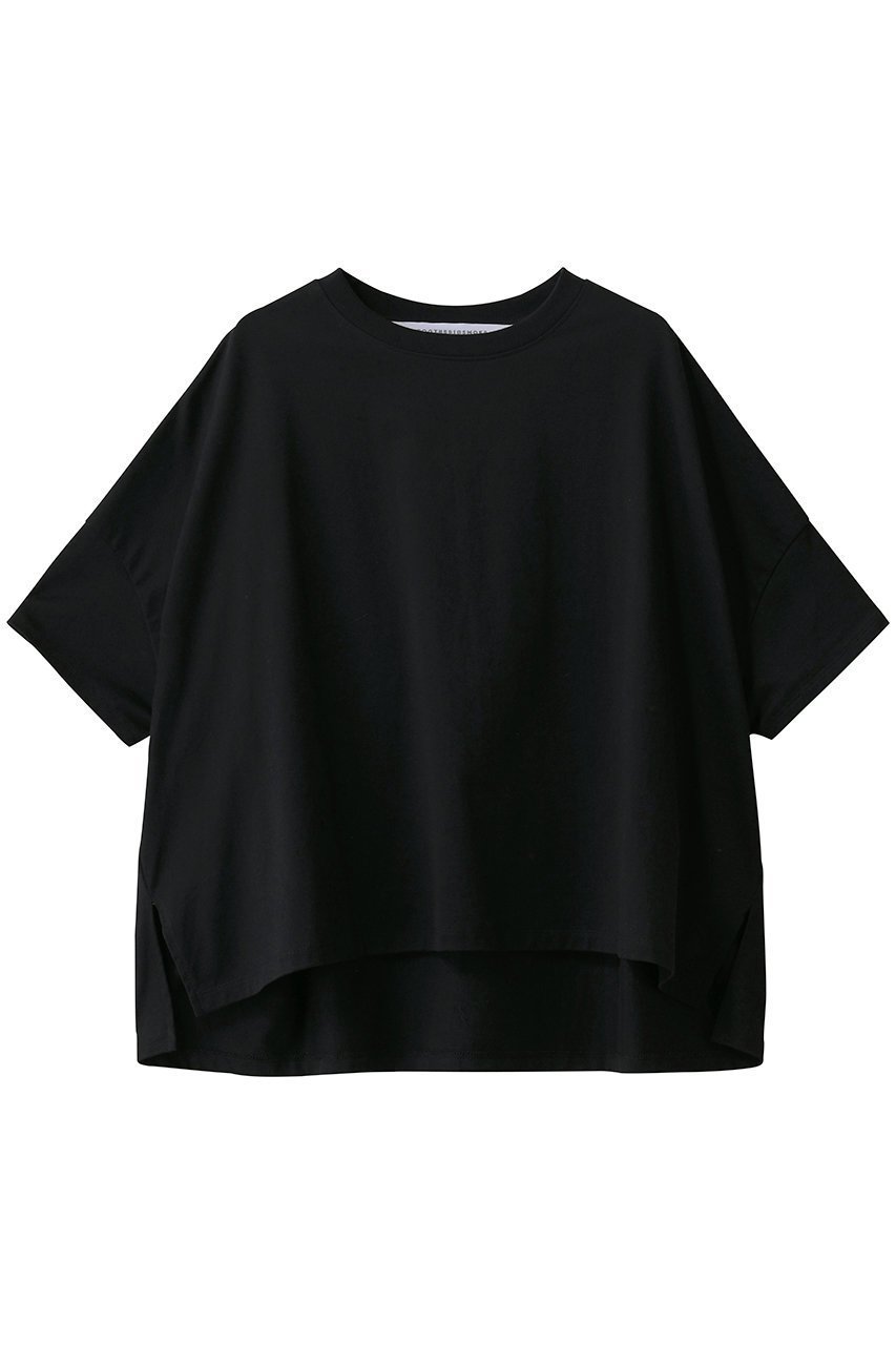 【コグ ザビッグスモーク/COGTHEBIGSMOKE】の31 NOA T SHIRT インテリア・キッズ・メンズ・レディースファッション・服の通販 founy(ファニー) 　ファッション　Fashion　レディースファッション　Fashion for Women　トップス・カットソー　Cut & Sew Tops　シャツ・ブラウス・オフィスカジュアル　Elegant Blouses & Button-Ups　ロングTシャツ・Tシャツ　Longline T-Shirts & Tees　カットソー・ベーシックTシャツ　Cut-and-Sewn Tops / Stretch Tees & Basics　なめらか　Smooth, Silky Texture　ショート　Short, Short Length　シンプル　Simple, Minimal　スリーブ　Sleeve, Long Sleeve / Short Sleeve　バランス　Balance, Style Balance　ワイド　Wide, Wide Fit　エレガント 上品　Elegant　定番　Standard, Basic Item　ブラック|ID: prp329100004932241 ipo3291000000037019608