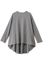 【コグ ザビッグスモーク/COGTHEBIGSMOKE】の61 ABBY TOP 人気、トレンドファッション・服の通販 founy(ファニー) ファッション Fashion レディースファッション Fashion for Women トップス・カットソー Cut & Sew Tops シャツ・ブラウス・オフィスカジュアル Elegant Blouses & Button-Ups ロングTシャツ・Tシャツ Longline T-Shirts & Tees カットソー・ベーシックTシャツ Cut-and-Sewn Tops / Stretch Tees & Basics カッティング Cutting Detail コレクション Collection, Seasonal Line スリーブ Sleeve, Long Sleeve / Short Sleeve パターン Pattern, Design Print フォルム Silhouette, Form フレア Flare, Flared フロント Front, Front Design ロング Long, Long-Length 人気 Popular, Best Seller thumbnail ライトグレー|ID: prp329100004932253 ipo3291000000037019692