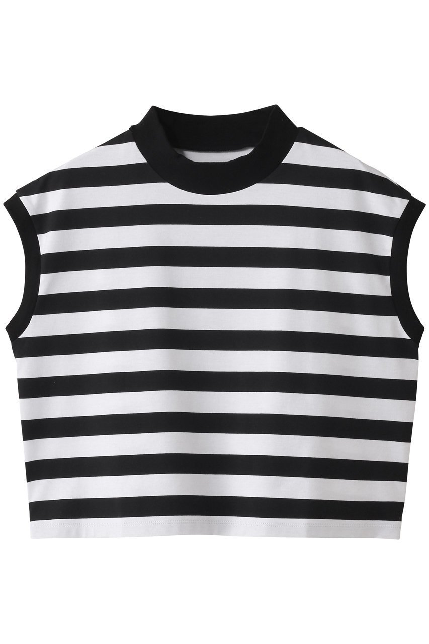 【スリー ドッツ/three dots】のビックストライプ フレンチスリーブTシャツ インテリア・キッズ・メンズ・レディースファッション・服の通販 founy(ファニー) 　ファッション　Fashion　レディースファッション　Fashion for Women　トップス・カットソー　Cut & Sew Tops　シャツ・ブラウス・オフィスカジュアル　Elegant Blouses & Button-Ups　ロングTシャツ・Tシャツ　Longline T-Shirts & Tees　カットソー・ベーシックTシャツ　Cut-and-Sewn Tops / Stretch Tees & Basics　ショート　Short, Short Length　スタイリッシュ　Stylish, Fashionable　ストライプ　Stripe, Striped Pattern　スリーブ　Sleeve, Long Sleeve / Short Sleeve　フレンチ　French, French Style　ボックス　Boxy, Box Shape　夏　Summer　定番　Standard, Basic Item　春　Spring　S/S・春夏　SS, Spring/Summer, Warm Season　ブラック×ホワイト|ID: prp329100004932258 ipo3291000000037019744