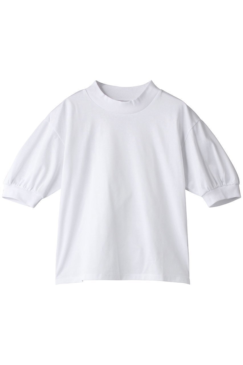 【スリー ドッツ/three dots】のビッグストライプ パフTシャツ 人気、トレンドファッション・服の通販 founy(ファニー) 　ファッション　Fashion　レディースファッション　Fashion for Women　トップス・カットソー　Cut & Sew Tops　シャツ・ブラウス・オフィスカジュアル　Elegant Blouses & Button-Ups　ロングTシャツ・Tシャツ　Longline T-Shirts & Tees　カットソー・ベーシックTシャツ　Cut-and-Sewn Tops / Stretch Tees & Basics　ショート　Short, Short Length　ストライプ　Stripe, Striped Pattern　スリーブ　Sleeve, Long Sleeve / Short Sleeve　ビッグ　Big, Oversized　モックネック　Mock Neck, Short Turtleneck　 other-1|ID: prp329100004932260 ipo3291000000037019765