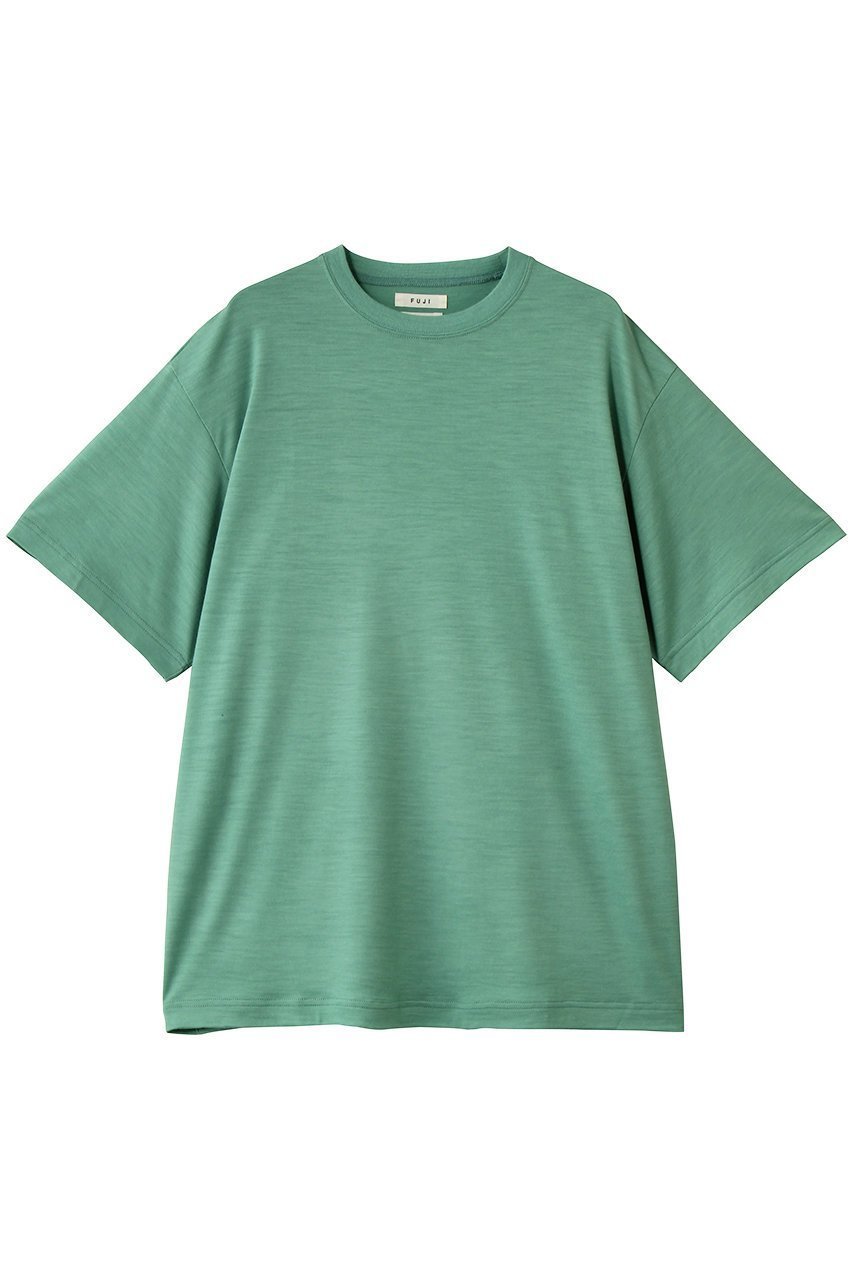 【フジ/FUJI / MEN】の【MEN】WOOL S/S T-SHIRT インテリア・キッズ・メンズ・レディースファッション・服の通販 founy(ファニー) 　ファッション　Fashion　メンズファッション　Fashion for Men　トップス・カットソー　Cut & Sew Tops　メンズシャツ　Shirts　ショート　Short, Short Length　シンプル　Simple, Minimal　スリーブ　Sleeve, Long Sleeve / Short Sleeve　ボトム　Bottoms, Lower Wear　エレガント 上品　Elegant　夏　Summer　S/S・春夏　SS, Spring/Summer, Warm Season　GREEN|ID: prp329100004932264 ipo3291000000037019791