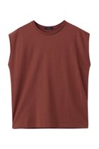 【イレーヴ/YLEVE】のORGANIC COTTON BIO ノースリーブ Tシャツ 人気、トレンドファッション・服の通販 founy(ファニー) ファッション Fashion レディースファッション Fashion for Women トップス・カットソー Cut & Sew Tops キャミソール&ノースリーブ Camisoles & Sleeveless Tops シャツ・ブラウス・オフィスカジュアル Elegant Blouses & Button-Ups ロングTシャツ・Tシャツ Longline T-Shirts & Tees カットソー・ベーシックTシャツ Cut-and-Sewn Tops / Stretch Tees & Basics ショート Short, Short Length スリーブ Sleeve, Long Sleeve / Short Sleeve ノースリーブ Sleeveless, No-Sleeve フレンチ French, French Style thumbnail テラコッタ|ID: prp329100004932265 ipo3291000000037019801