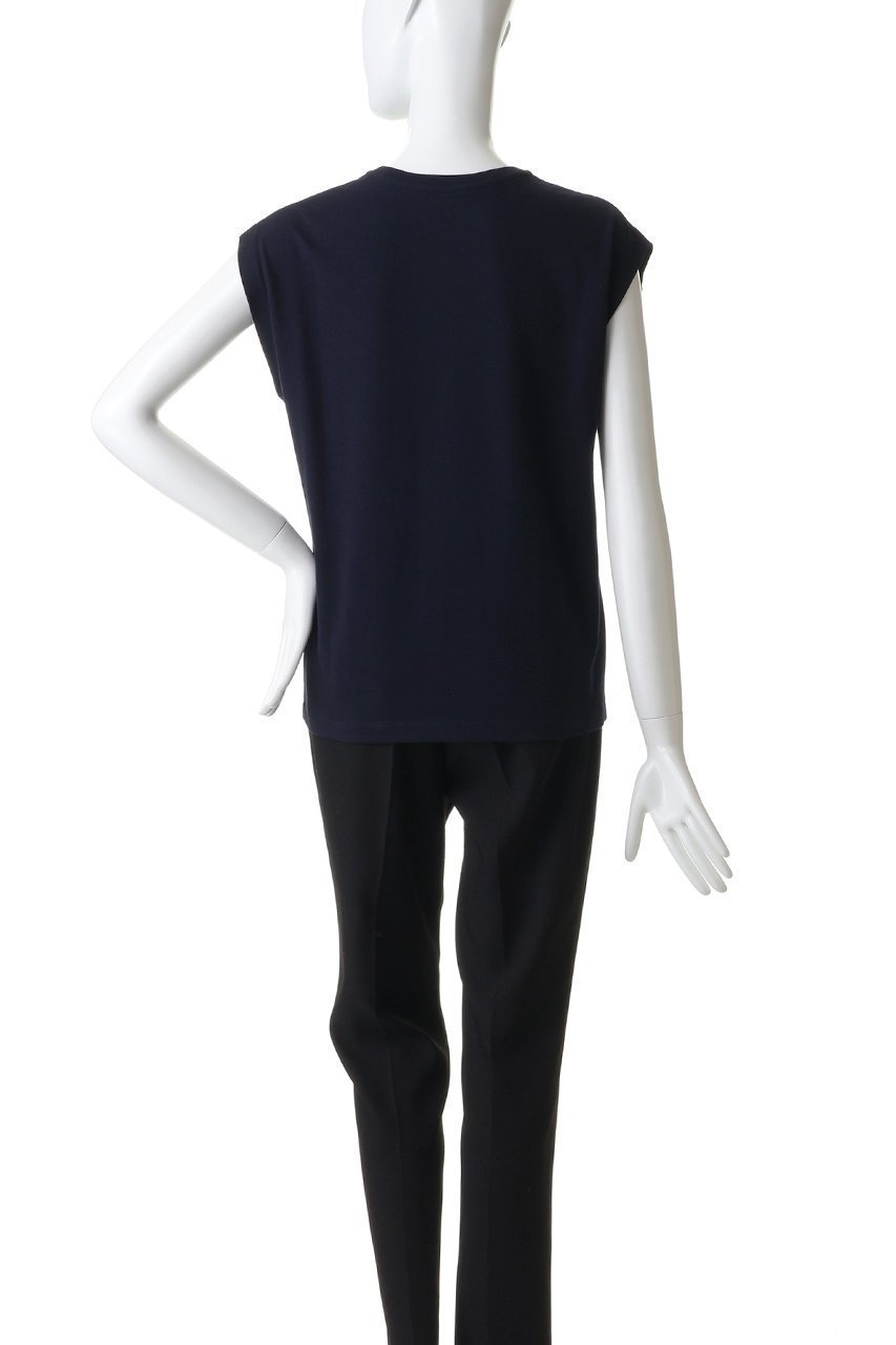 【イレーヴ/YLEVE】のORGANIC COTTON BIO ノースリーブ Tシャツ 人気、トレンドファッション・服の通販 founy(ファニー) 　ファッション　Fashion　レディースファッション　Fashion for Women　トップス・カットソー　Cut & Sew Tops　キャミソール&ノースリーブ　Camisoles & Sleeveless Tops　シャツ・ブラウス・オフィスカジュアル　Elegant Blouses & Button-Ups　ロングTシャツ・Tシャツ　Longline T-Shirts & Tees　カットソー・ベーシックTシャツ　Cut-and-Sewn Tops / Stretch Tees & Basics　ショート　Short, Short Length　スリーブ　Sleeve, Long Sleeve / Short Sleeve　ノースリーブ　Sleeveless, No-Sleeve　フレンチ　French, French Style　other-4|ID: prp329100004932265 ipo3291000000037019806