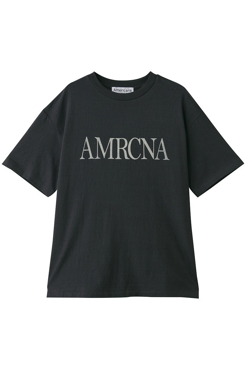 【アメリカーナ/Americana】のラフィー丸胴プリントTシャツ インテリア・キッズ・メンズ・レディースファッション・服の通販 founy(ファニー) 　ファッション　Fashion　レディースファッション　Fashion for Women　トップス・カットソー　Cut & Sew Tops　シャツ・ブラウス・オフィスカジュアル　Elegant Blouses & Button-Ups　ロングTシャツ・Tシャツ　Longline T-Shirts & Tees　カットソー・ベーシックTシャツ　Cut-and-Sewn Tops / Stretch Tees & Basics　クラシカル　Classical, Vintage-Inspired　ショート　Short, Short Length　シンプル　Simple, Minimal　スリーブ　Sleeve, Long Sleeve / Short Sleeve　フロント　Front, Front Design　プリント　Print, Printed Pattern　ベーシック　Basic, Essential　スミクロ|ID: prp329100004932267 ipo3291000000037019822