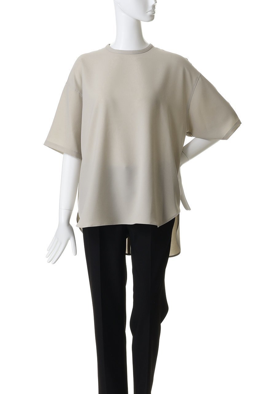 【フローレント/FLORENT】のドライタッチ ストレッチトップス 人気、トレンドファッション・服の通販 founy(ファニー) 　ファッション　Fashion　レディースファッション　Fashion for Women　トップス・カットソー　Cut & Sew Tops　シャツ・ブラウス・オフィスカジュアル　Elegant Blouses & Button-Ups　ロングTシャツ・Tシャツ　Longline T-Shirts & Tees　カットソー・ベーシックTシャツ　Cut-and-Sewn Tops / Stretch Tees & Basics　ショート　Short, Short Length　ストレッチ　Stretch, Stretchy Fabric　スリーブ　Sleeve, Long Sleeve / Short Sleeve　バランス　Balance, Style Balance　ボトム　Bottoms, Lower Wear　other-2|ID: prp329100004932268 ipo3291000000037019834