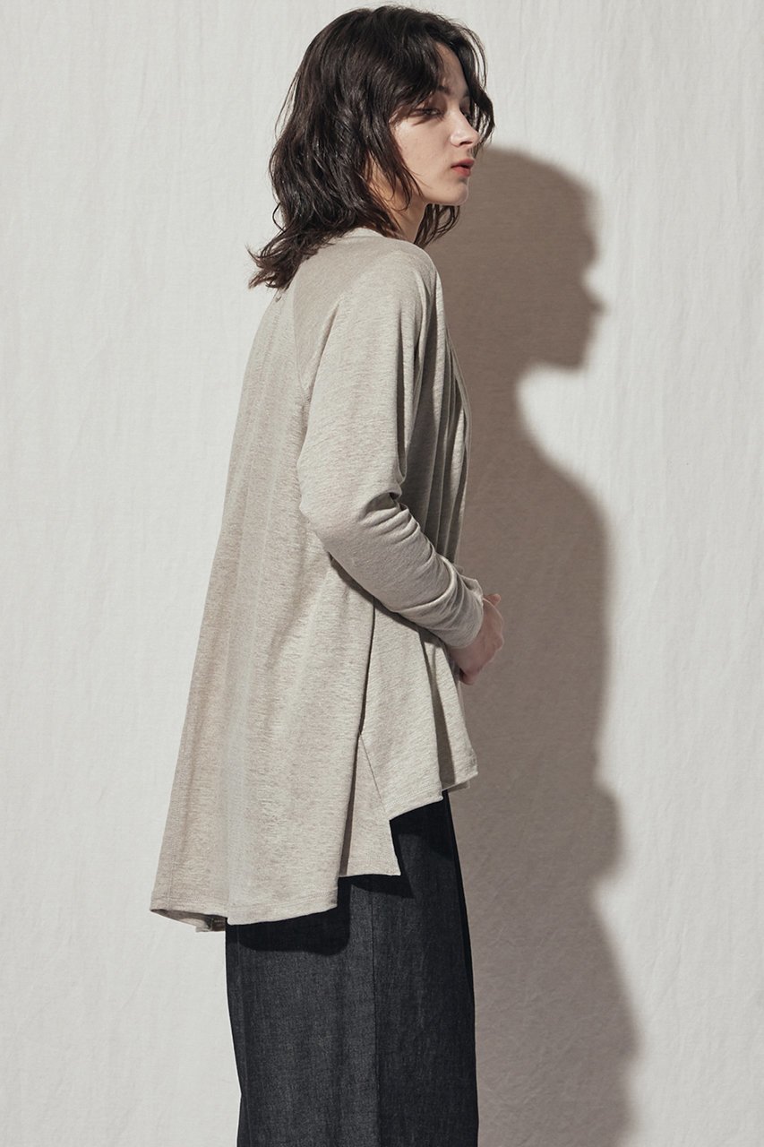 【フローレント/FLORENT】のソフトリネン カーディガン 人気、トレンドファッション・服の通販 founy(ファニー) 　ファッション　Fashion　レディースファッション　Fashion for Women　トップス・カットソー　Cut & Sew Tops　カーディガン・羽織り　Layered Style Cardigans　シャツ・ブラウス・オフィスカジュアル　Elegant Blouses & Button-Ups　ロングTシャツ・Tシャツ　Longline T-Shirts & Tees　カットソー・ベーシックTシャツ　Cut-and-Sewn Tops / Stretch Tees & Basics　カーディガン　Cardigan, Knitwear　リネン　Linen, Linen Fabric　other-8|ID: prp329100004932270 ipo3291000000037019853