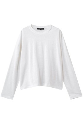【フローレント/FLORENT】のソフトリネン ロングスリーブトップス 人気、トレンドファッション・服の通販 founy(ファニー) ファッション Fashion レディースファッション Fashion for Women トップス・カットソー Cut & Sew Tops シャツ・ブラウス・オフィスカジュアル Elegant Blouses & Button-Ups ロングTシャツ・Tシャツ Longline T-Shirts & Tees カットソー・ベーシックTシャツ Cut-and-Sewn Tops / Stretch Tees & Basics スリーブ Sleeve, Long Sleeve / Short Sleeve リネン Linen, Linen Fabric ロング Long, Long-Length |ID:prp329100004932272