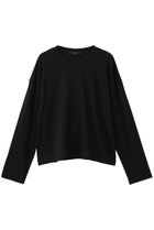 【フローレント/FLORENT】のソフトリネン ロングスリーブトップス 人気、トレンドファッション・服の通販 founy(ファニー) ファッション Fashion レディースファッション Fashion for Women トップス・カットソー Cut & Sew Tops シャツ・ブラウス・オフィスカジュアル Elegant Blouses & Button-Ups ロングTシャツ・Tシャツ Longline T-Shirts & Tees カットソー・ベーシックTシャツ Cut-and-Sewn Tops / Stretch Tees & Basics スリーブ Sleeve, Long Sleeve / Short Sleeve リネン Linen, Linen Fabric ロング Long, Long-Length thumbnail ブラック|ID: prp329100004932272 ipo3291000000037019858