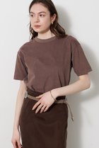 【ウィムガゼット/Whim Gazette】のヴィンテージ天竺Tシャツ 人気、トレンドファッション・服の通販 founy(ファニー) ファッション Fashion レディースファッション Fashion for Women トップス・カットソー Cut & Sew Tops シャツ・ブラウス・オフィスカジュアル Elegant Blouses & Button-Ups ロングTシャツ・Tシャツ Longline T-Shirts & Tees カットソー・ベーシックTシャツ Cut-and-Sewn Tops / Stretch Tees & Basics おすすめ Recommended / Our Picks ショート Short, Short Length シンプル Simple, Minimal スリーブ Sleeve, Long Sleeve / Short Sleeve タンブラー Tumbler, Travel Mug デニム Denim, Jeans Material ボトム Bottoms, Lower Wear ミックス Mix, Mixed Style ヴィンテージ Vintage Style thumbnail ブラウン|ID: prp329100004932273 ipo3291000000037019870
