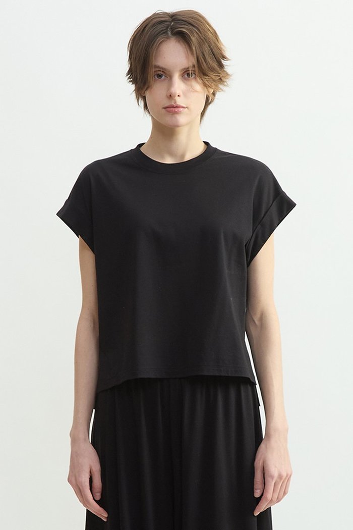 【プレインピープル/PLAIN PEOPLE】のスパイラルジャージTシャツ インテリア・キッズ・メンズ・レディースファッション・服の通販 founy(ファウニー) https://founy.com/ ファッション Fashion レディースファッション Fashion for Women トップス・カットソー Cut & Sew Tops シャツ・ブラウス・オフィスカジュアル Elegant Blouses & Button-Ups ロングTシャツ・Tシャツ Longline T-Shirts & Tees カットソー・ベーシックTシャツ Cut-and-Sewn Tops / Stretch Tees & Basics なめらか Smooth, Silky Texture ショート Short, Short Length スリーブ Sleeve, Long Sleeve / Short Sleeve フレンチ French, French Style ボトム Bottoms, Lower Wear |ID: prp329100004932278 ipo3291000000037019900