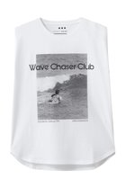 【スリー ドッツ/three dots】のグラフィックT タンクトップ 人気、トレンドファッション・服の通販 founy(ファニー) ファッション Fashion レディースファッション Fashion for Women トップス・カットソー Cut & Sew Tops キャミソール&ノースリーブ Camisoles & Sleeveless Tops シャツ・ブラウス・オフィスカジュアル Elegant Blouses & Button-Ups ロングTシャツ・Tシャツ Longline T-Shirts & Tees カットソー・ベーシックTシャツ Cut-and-Sewn Tops / Stretch Tees & Basics キャミソール Camisole, Spaghetti Strap Top グラフィック Graphic, Graphic Design スリット Slit, Slit Detail タンク Tank Top, Sleeveless Top デニム Denim, Jeans Material ビンテージ Vintage, Retro Style フロント Front, Front Design プリント Print, Printed Pattern モノトーン Monotone, Black and White thumbnail WAVE CHASER|ID: prp329100004932293 ipo3291000000037020024