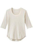 【スリー ドッツ/three dots】のシャイニー リブジェシカ 人気、トレンドファッション・服の通販 founy(ファニー) ファッション Fashion レディースファッション Fashion for Women トップス・カットソー Cut & Sew Tops シャツ・ブラウス・オフィスカジュアル Elegant Blouses & Button-Ups ロングTシャツ・Tシャツ Longline T-Shirts & Tees カットソー・ベーシックTシャツ Cut-and-Sewn Tops / Stretch Tees & Basics おすすめ Recommended / Our Picks インナー Innerwear シアー Sheer, See-Through シャイニー Shiny, Glossy Finish シンプル Simple, Minimal スリーブ Sleeve, Long Sleeve / Short Sleeve ロング Long, Long-Length thumbnail アイボリー|ID: prp329100004932295 ipo3291000000037020036