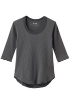 【スリー ドッツ/three dots】のシャイニー リブジェシカ 人気、トレンドファッション・服の通販 founy(ファニー) ファッション Fashion レディースファッション Fashion for Women トップス・カットソー Cut & Sew Tops シャツ・ブラウス・オフィスカジュアル Elegant Blouses & Button-Ups ロングTシャツ・Tシャツ Longline T-Shirts & Tees カットソー・ベーシックTシャツ Cut-and-Sewn Tops / Stretch Tees & Basics おすすめ Recommended / Our Picks インナー Innerwear シアー Sheer, See-Through シャイニー Shiny, Glossy Finish シンプル Simple, Minimal スリーブ Sleeve, Long Sleeve / Short Sleeve ロング Long, Long-Length thumbnail チャコール|ID: prp329100004932295 ipo3291000000037020038