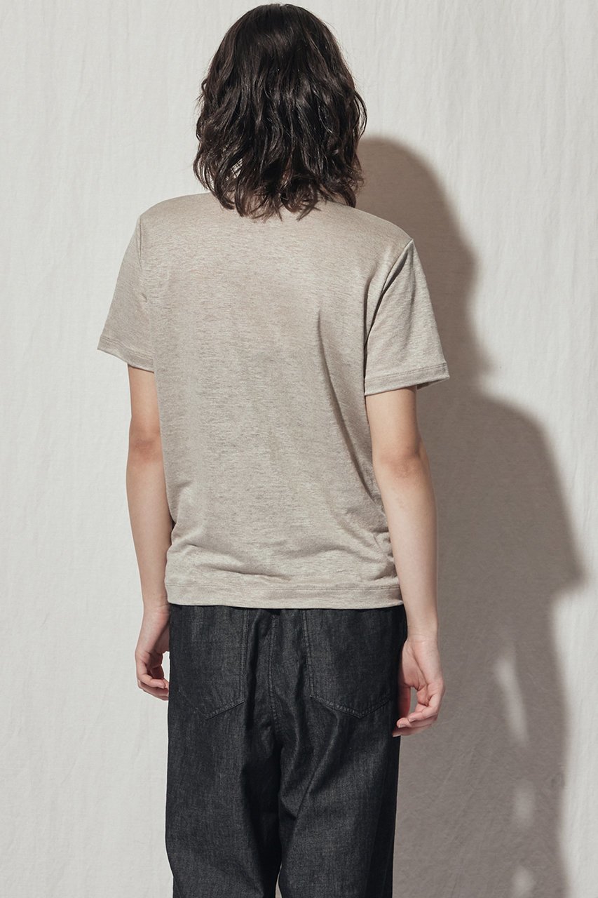 【フローレント/FLORENT】のソフトリネントップス 人気、トレンドファッション・服の通販 founy(ファニー) 　ファッション　Fashion　レディースファッション　Fashion for Women　トップス・カットソー　Cut & Sew Tops　シャツ・ブラウス・オフィスカジュアル　Elegant Blouses & Button-Ups　ロングTシャツ・Tシャツ　Longline T-Shirts & Tees　カットソー・ベーシックTシャツ　Cut-and-Sewn Tops / Stretch Tees & Basics　ショート　Short, Short Length　スリーブ　Sleeve, Long Sleeve / Short Sleeve　リネン　Linen, Linen Fabric　エレガント 上品　Elegant　other-7|ID: prp329100004932312 ipo3291000000037020179