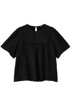 【マックスマーラ/Max Mara】の【Weekend Max Mara】BACINO フラワーハーフスリーブブラウス 人気、トレンドファッション・服の通販 founy(ファニー) ファッション Fashion レディースファッション Fashion for Women トップス・カットソー Cut & Sew Tops シャツ・ブラウス・オフィスカジュアル Elegant Blouses & Button-Ups ロングTシャツ・Tシャツ Longline T-Shirts & Tees カットソー・ベーシックTシャツ Cut-and-Sewn Tops / Stretch Tees & Basics ショート Short, Short Length スリーブ Sleeve, Long Sleeve / Short Sleeve フラワー Flower, Floral リネン Linen, Linen Fabric 夏 Summer 春 Spring thumbnail ブラック|ID: prp329100004932314 ipo3291000000037020186