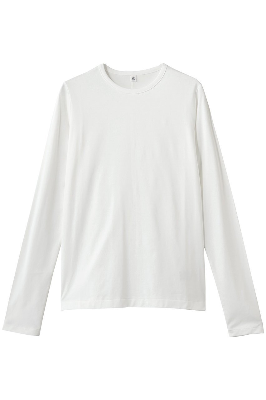 【ハー/HER.】のコットンクルーネックカットソー 人気、トレンドファッション・服の通販 founy(ファニー) 　ファッション　Fashion　レディースファッション　Fashion for Women　トップス・カットソー　Cut & Sew Tops　シャツ・ブラウス・オフィスカジュアル　Elegant Blouses & Button-Ups　ロングTシャツ・Tシャツ　Longline T-Shirts & Tees　カットソー・ベーシックTシャツ　Cut-and-Sewn Tops / Stretch Tees & Basics　なめらか　Smooth, Silky Texture　インナー　Innerwear　スリーブ　Sleeve, Long Sleeve / Short Sleeve　トレンド　Trend, Trending Now　ロング　Long, Long-Length　エレガント 上品　Elegant　定番　Standard, Basic Item　 other-1|ID: prp329100004932318 ipo3291000000037020211