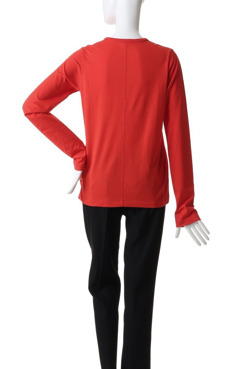 【ハー/HER.】のコットンクルーネックカットソー 人気、トレンドファッション・服の通販 founy(ファニー) 　ファッション　Fashion　レディースファッション　Fashion for Women　トップス・カットソー　Cut & Sew Tops　シャツ・ブラウス・オフィスカジュアル　Elegant Blouses & Button-Ups　ロングTシャツ・Tシャツ　Longline T-Shirts & Tees　カットソー・ベーシックTシャツ　Cut-and-Sewn Tops / Stretch Tees & Basics　なめらか　Smooth, Silky Texture　インナー　Innerwear　スリーブ　Sleeve, Long Sleeve / Short Sleeve　トレンド　Trend, Trending Now　ロング　Long, Long-Length　エレガント 上品　Elegant　定番　Standard, Basic Item　other-4|ID: prp329100004932318 ipo3291000000037020218