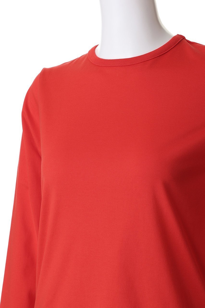 【ハー/HER.】のコットンクルーネックカットソー 人気、トレンドファッション・服の通販 founy(ファニー) 　ファッション　Fashion　レディースファッション　Fashion for Women　トップス・カットソー　Cut & Sew Tops　シャツ・ブラウス・オフィスカジュアル　Elegant Blouses & Button-Ups　ロングTシャツ・Tシャツ　Longline T-Shirts & Tees　カットソー・ベーシックTシャツ　Cut-and-Sewn Tops / Stretch Tees & Basics　なめらか　Smooth, Silky Texture　インナー　Innerwear　スリーブ　Sleeve, Long Sleeve / Short Sleeve　トレンド　Trend, Trending Now　ロング　Long, Long-Length　エレガント 上品　Elegant　定番　Standard, Basic Item　other-5|ID: prp329100004932318 ipo3291000000037020219