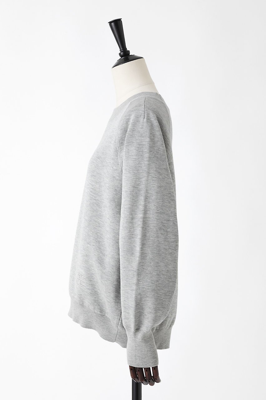 【オーヴィル/EAUVIRE】のニットスウェット 人気、トレンドファッション・服の通販 founy(ファニー) 　ファッション　Fashion　レディースファッション　Fashion for Women　トップス・カットソー　Cut & Sew Tops　ニット　Knit Tops & Sweaters　シャツ・ブラウス・オフィスカジュアル　Elegant Blouses & Button-Ups　レディースパーカー・カジュアルフーディー　Casual Hoodies & Sweatshirts　ロングTシャツ・Tシャツ　Longline T-Shirts & Tees　スウェット・クルーネックトップス　Sweatshirts & Crewnecks / Relaxed Fit Sweat Tops　カットソー・ベーシックTシャツ　Cut-and-Sewn Tops / Stretch Tees & Basics　シルク　Silk, 100% Silk　ストレッチ　Stretch, Stretchy Fabric　フィット　Fit, Slim Fit　エレガント 上品　Elegant　other-3|ID: prp329100004932320 ipo3291000000037020231