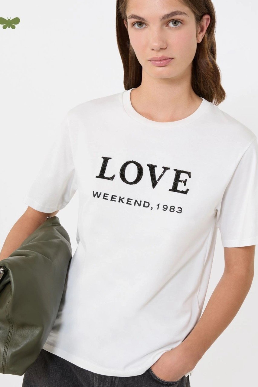【マックスマーラ/Max Mara】の【Weekend Max Mara】AGILE Tシャツ 人気、トレンドファッション・服の通販 founy(ファニー) 　ファッション　Fashion　レディースファッション　Fashion for Women　トップス・カットソー　Cut & Sew Tops　シャツ・ブラウス・オフィスカジュアル　Elegant Blouses & Button-Ups　ロングTシャツ・Tシャツ　Longline T-Shirts & Tees　カットソー・ベーシックTシャツ　Cut-and-Sewn Tops / Stretch Tees & Basics　ショート　Short, Short Length　ジャケット　Jacket, Outerwear　スリーブ　Sleeve, Long Sleeve / Short Sleeve　デニム　Denim, Jeans Material　フロント　Front, Front Design　ワイド　Wide, Wide Fit　other-8|ID: prp329100004932323 ipo3291000000037020249