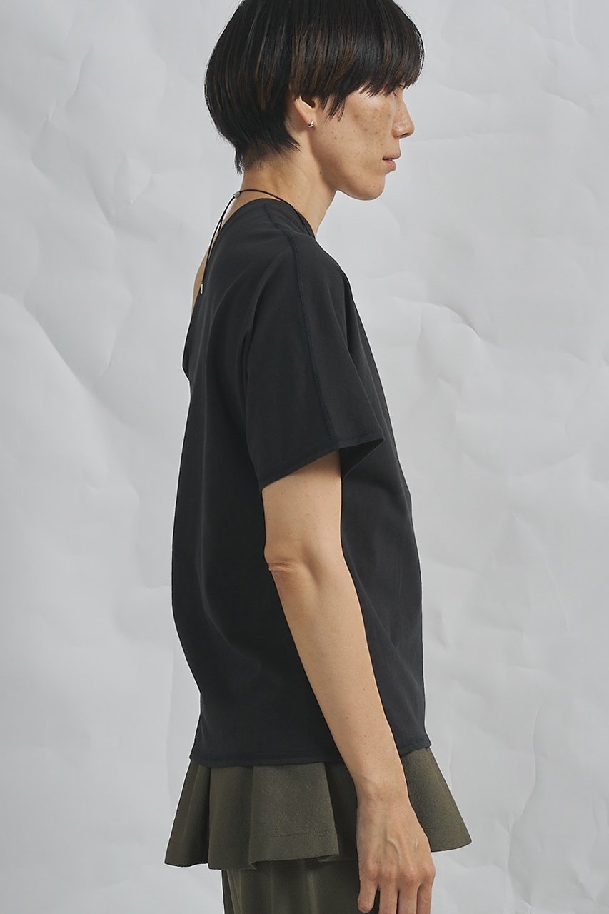 【ウィムガゼット/Whim Gazette】の【GEMINI】ワンショルダーカットソー 人気、トレンドファッション・服の通販 founy(ファニー) 　ファッション　Fashion　レディースファッション　Fashion for Women　トップス・カットソー　Cut & Sew Tops　シャツ・ブラウス・オフィスカジュアル　Elegant Blouses & Button-Ups　ロングTシャツ・Tシャツ　Longline T-Shirts & Tees　カットソー・ベーシックTシャツ　Cut-and-Sewn Tops / Stretch Tees & Basics　アシンメトリー　Asymmetrical Style　インナー　Innerwear　ショート　Short, Short Length　ジャケット　Jacket, Outerwear　スリーブ　Sleeve, Long Sleeve / Short Sleeve　ツイル　Twist, Twisted Detail　ヴィンテージ　Vintage Style　新作・新入荷　New Arrivals / New In　other-5|ID: prp329100004932324 ipo3291000000037020258