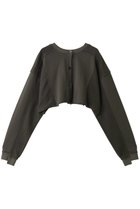 【メゾンスペシャル/MAISON SPECIAL】の2-Way Short Sweat Cardigan/2WAYショートスウェットカーディガン C.GRY(チャコールグレー)|ID: prp329100004932329 ipo3291000000037020302