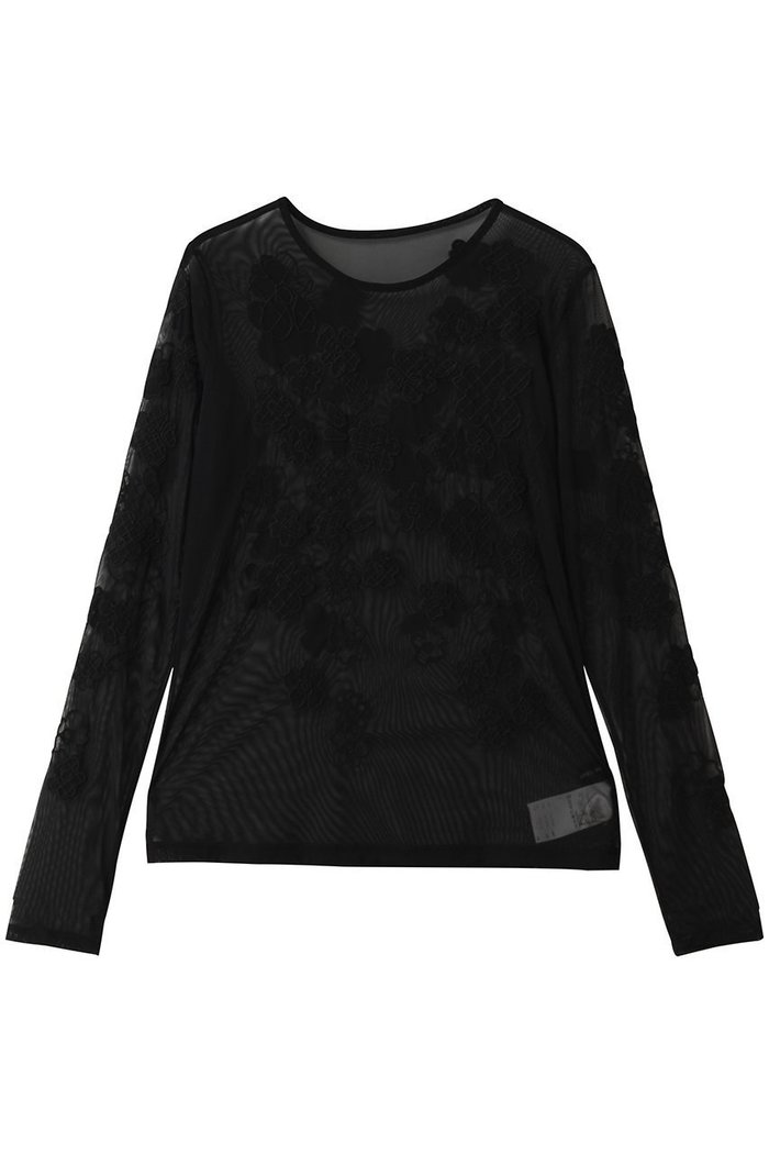 【メゾンスペシャル/MAISON SPECIAL】のFlower Embroidery Sheer Tops/フラワーエンブロイダリーシアートップス インテリア・キッズ・メンズ・レディースファッション・服の通販 founy(ファニー) https://founy.com/ ファッション Fashion レディースファッション Fashion for Women トップス・カットソー Cut & Sew Tops シャツ・ブラウス・オフィスカジュアル Elegant Blouses & Button-Ups ロングTシャツ・Tシャツ Longline T-Shirts & Tees カットソー・ベーシックTシャツ Cut-and-Sewn Tops / Stretch Tees & Basics おすすめ Recommended / Our Picks インナー Innerwear ジャケット Jacket, Outerwear スリーブ Sleeve, Long Sleeve / Short Sleeve フラワー Flower, Floral ロング Long, Long-Length |ID: prp329100004932331 ipo3291000000037020316