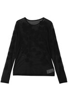 【メゾンスペシャル/MAISON SPECIAL】のFlower Embroidery Sheer Tops/フラワーエンブロイダリーシアートップス BLK(ブラック)|ID: prp329100004932331 ipo3291000000037020317