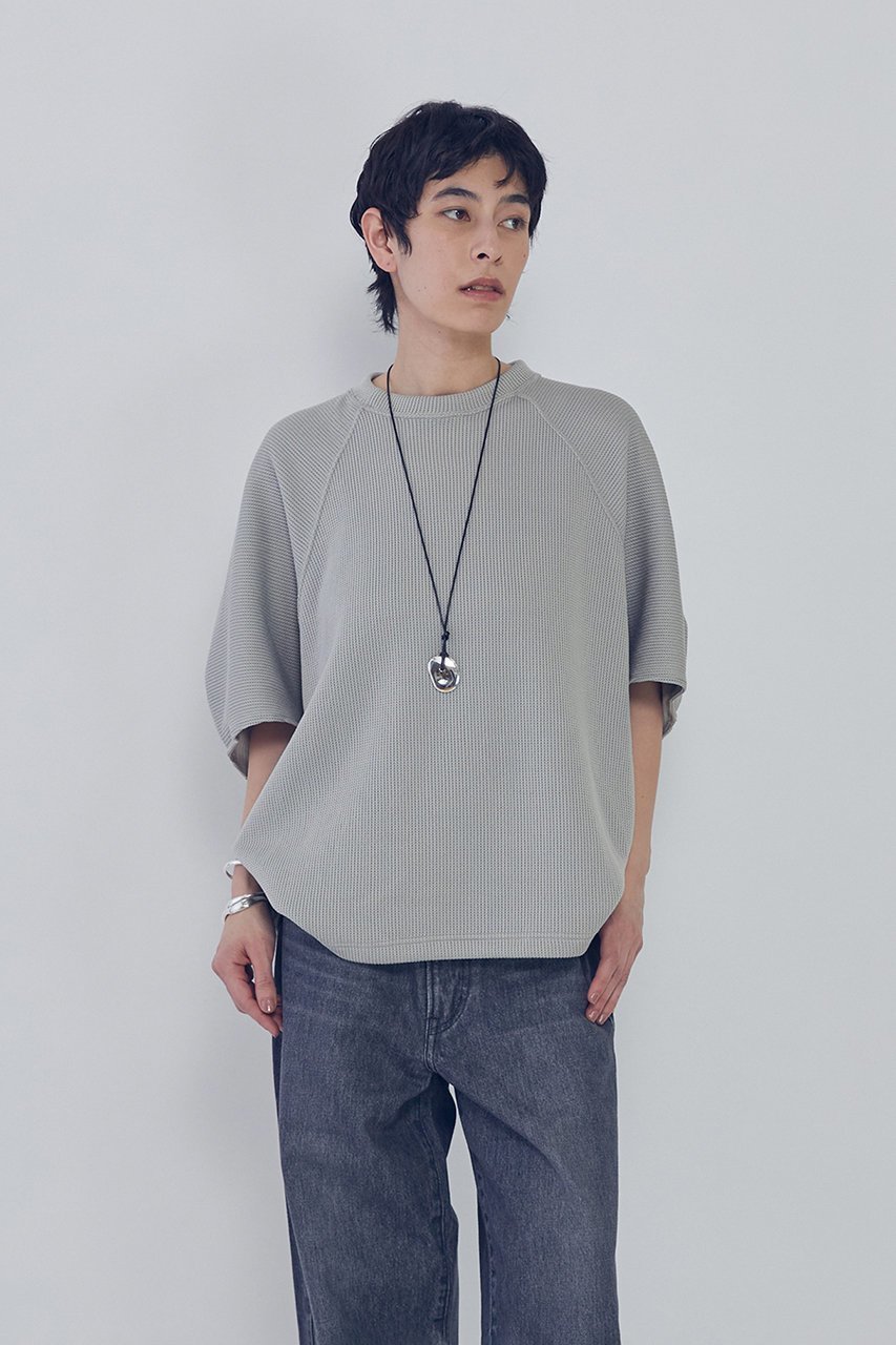 【プルミエ アロンディスモン/1er Arrondissement】の【COGTHEBIGSMOKE】“HELLEN”ペンタゴントップ(ニットライクジャージ) 人気、トレンドファッション・服の通販 founy(ファニー) 　ファッション　Fashion　レディースファッション　Fashion for Women　トップス・カットソー　Cut & Sew Tops　ニット　Knit Tops & Sweaters　シャツ・ブラウス・オフィスカジュアル　Elegant Blouses & Button-Ups　ロングTシャツ・Tシャツ　Longline T-Shirts & Tees　カットソー・ベーシックTシャツ　Cut-and-Sewn Tops / Stretch Tees & Basics　おすすめ　Recommended / Our Picks　ショート　Short, Short Length　シンプル　Simple, Minimal　スウェット / スエット　Sweatshirt, Sweatwear　スリーブ　Sleeve, Long Sleeve / Short Sleeve　バランス　Balance, Style Balance　ルーズ　Loose, Oversized　レギンス　Leggings, Stretch Pants　ワイド　Wide, Wide Fit　other-6|ID: prp329100004932333 ipo3291000000037020341