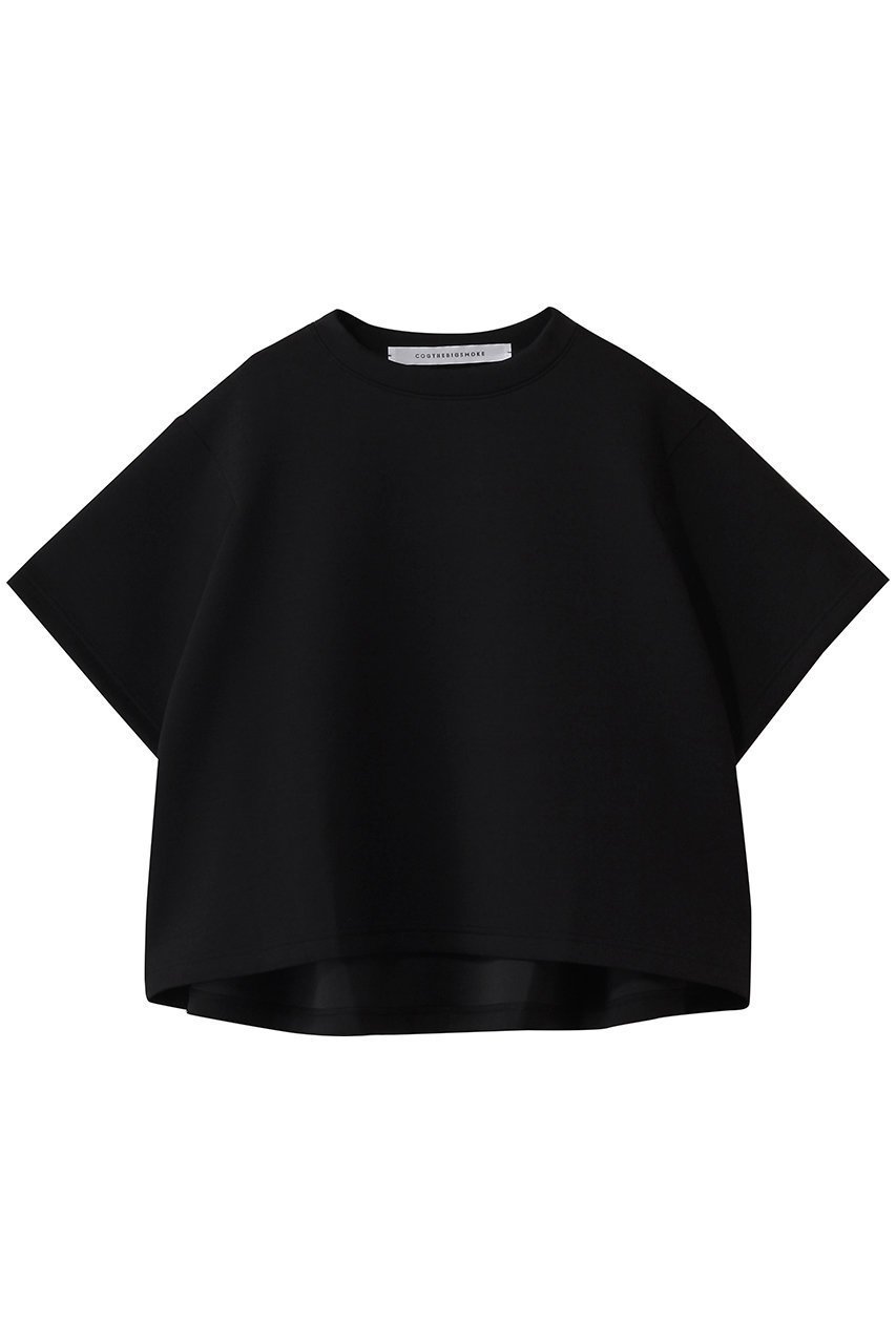 【マルティニーク/martinique】の【COGTHEBIGSMOKE】カットソー インテリア・キッズ・メンズ・レディースファッション・服の通販 founy(ファニー) 　ファッション　Fashion　レディースファッション　Fashion for Women　トップス・カットソー　Cut & Sew Tops　シャツ・ブラウス・オフィスカジュアル　Elegant Blouses & Button-Ups　ロングTシャツ・Tシャツ　Longline T-Shirts & Tees　カットソー・ベーシックTシャツ　Cut-and-Sewn Tops / Stretch Tees & Basics　なめらか　Smooth, Silky Texture　カットソー　Cut and Sewn Top　ショート　Short, Short Length　シンプル　Simple, Minimal　スリーブ　Sleeve, Long Sleeve / Short Sleeve　バランス　Balance, Style Balance　ボトム　Bottoms, Lower Wear　ブラック|ID: prp329100004932338 ipo3291000000037020367