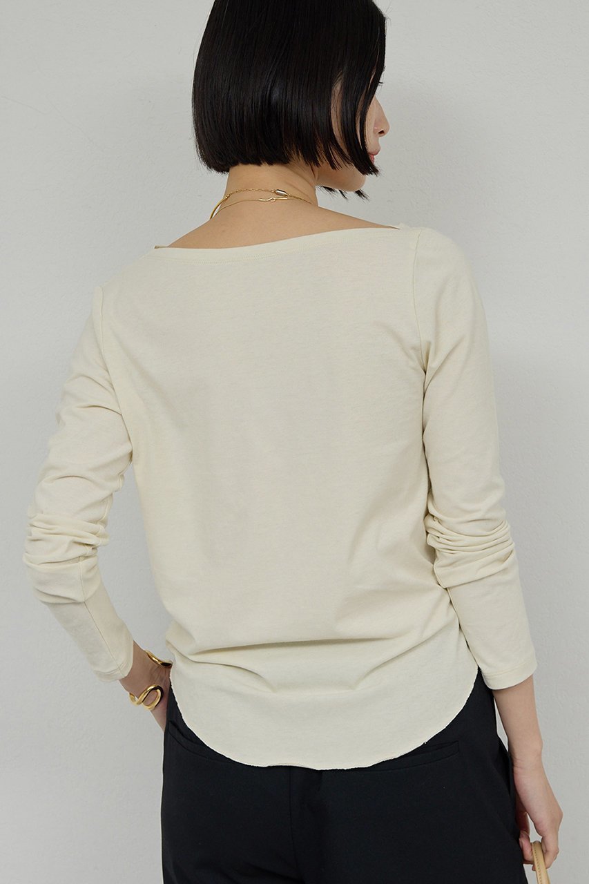 【ガリャルダガランテ/GALLARDAGALANTE】の【2WAY】オフショルカットソー 人気、トレンドファッション・服の通販 founy(ファニー) 　ファッション　Fashion　レディースファッション　Fashion for Women　トップス・カットソー　Cut & Sew Tops　シャツ・ブラウス・オフィスカジュアル　Elegant Blouses & Button-Ups　ロングTシャツ・Tシャツ　Longline T-Shirts & Tees　カットソー・ベーシックTシャツ　Cut-and-Sewn Tops / Stretch Tees & Basics　ショルダー　Shoulder, Shoulder Strap　スリーブ　Sleeve, Long Sleeve / Short Sleeve　ドレープ　Drape, Draping Fabric　ロング　Long, Long-Length　other-7|ID: prp329100004932344 ipo3291000000037020431