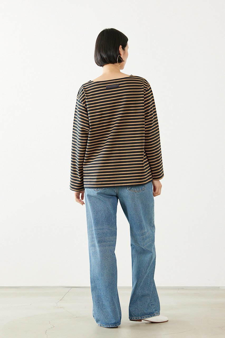 【アダワス/ADAWAS】のストライプ Tシャツ 人気、トレンドファッション・服の通販 founy(ファニー) 　ファッション　Fashion　レディースファッション　Fashion for Women　トップス・カットソー　Cut & Sew Tops　シャツ・ブラウス・オフィスカジュアル　Elegant Blouses & Button-Ups　ロングTシャツ・Tシャツ　Longline T-Shirts & Tees　カットソー・ベーシックTシャツ　Cut-and-Sewn Tops / Stretch Tees & Basics　シンプル　Simple, Minimal　ストライプ　Stripe, Striped Pattern　スリーブ　Sleeve, Long Sleeve / Short Sleeve　トレンド　Trend, Trending Now　フロント　Front, Front Design　プリント　Print, Printed Pattern　ボーダー　Border, Stripe　リラックス　Relax, Relaxed Fit　ロング　Long, Long-Length　other-8|ID: prp329100004932346 ipo3291000000037020445