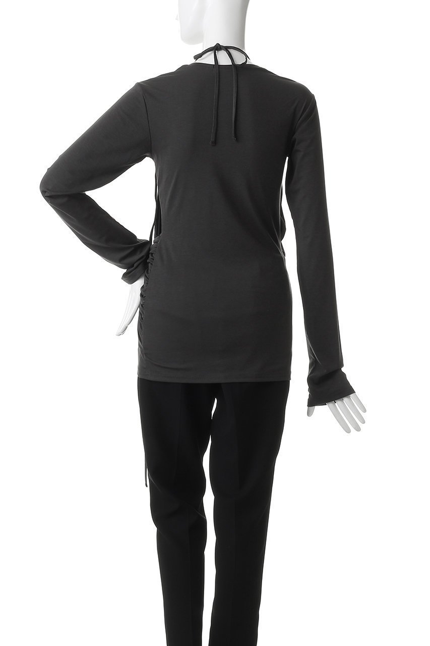 【メゾンスペシャル/MAISON SPECIAL】のHalter Neck Layered Tops/ホルターネックレイヤードトップス 人気、トレンドファッション・服の通販 founy(ファニー) 　ファッション　Fashion　レディースファッション　Fashion for Women　トップス・カットソー　Cut & Sew Tops　シャツ・ブラウス・オフィスカジュアル　Elegant Blouses & Button-Ups　ロングTシャツ・Tシャツ　Longline T-Shirts & Tees　カットソー・ベーシックTシャツ　Cut-and-Sewn Tops / Stretch Tees & Basics　おすすめ　Recommended / Our Picks　カーディガン　Cardigan, Knitwear　ジャケット　Jacket, Outerwear　スリーブ　Sleeve, Long Sleeve / Short Sleeve　フェミニン　Feminine, Girly　ロング　Long, Long-Length　other-4|ID: prp329100004932353 ipo3291000000037020498