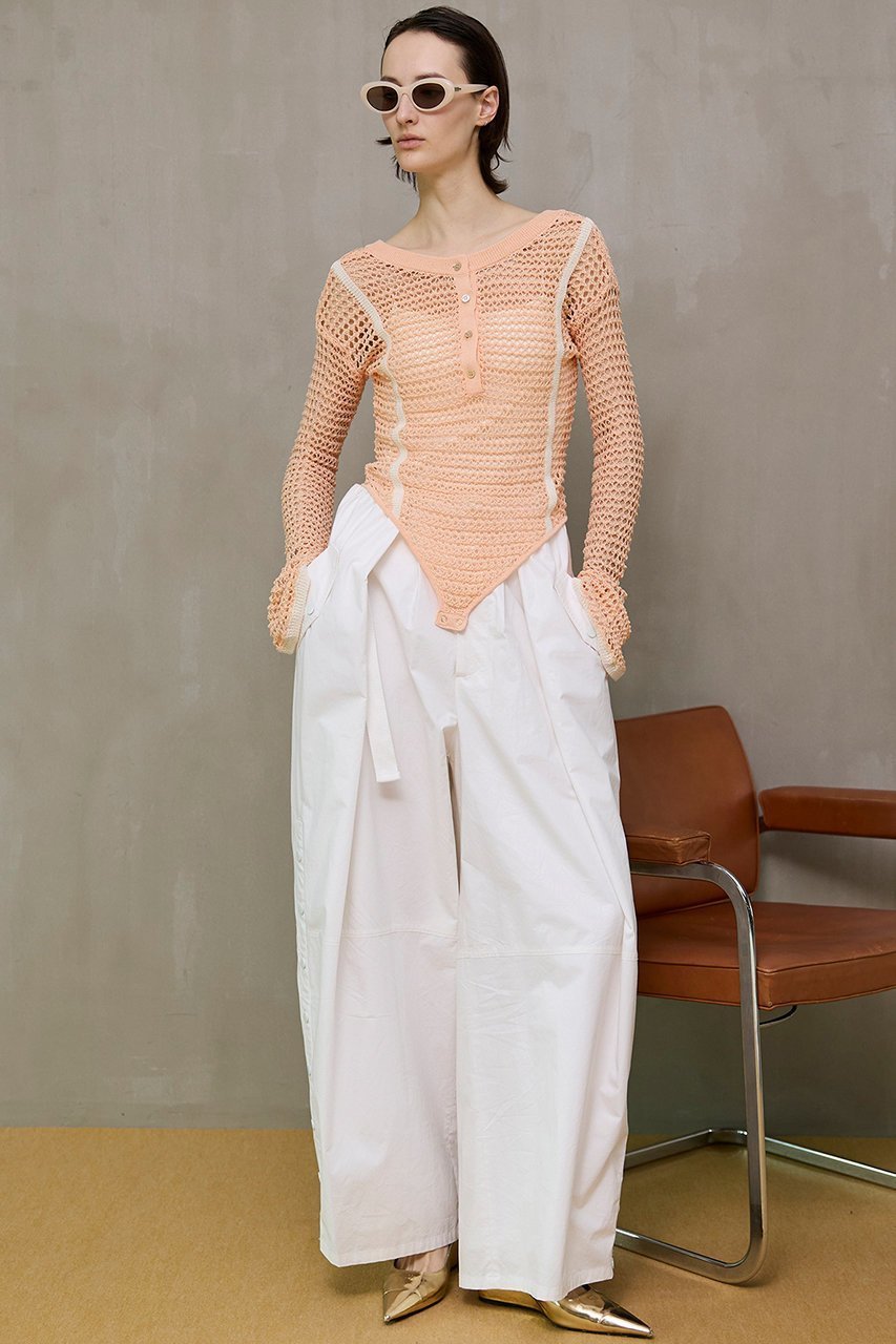 【メゾンスペシャル/MAISON SPECIAL】のCrochet-Like Bodysuit/クロシェライクボディスーツ 人気、トレンドファッション・服の通販 founy(ファニー) 　ファッション　Fashion　レディースファッション　Fashion for Women　トップス・カットソー　Cut & Sew Tops　シャツ・ブラウス・オフィスカジュアル　Elegant Blouses & Button-Ups　ロングTシャツ・Tシャツ　Longline T-Shirts & Tees　カットソー・ベーシックTシャツ　Cut-and-Sewn Tops / Stretch Tees & Basics　インナー　Innerwear　春　Spring　クロシェ　Crochet, Knitted Lace　シンプル　Simple, Minimal　ジャケット　Jacket, Outerwear　スリーブ　Sleeve, Long Sleeve / Short Sleeve　スーツ　Suit, Formalwear　ビーチ　Beach, Seaside　ピーチ　Peach, Soft Touch　フェミニン　Feminine, Girly　フロント　Front, Front Design　水着　Swimsuit, Swimwear　リゾート　Resort, Vacation Style　ロング　Long, Long-Length　S/S・春夏　SS, Spring/Summer, Warm Season　おすすめ　Recommended / Our Picks　夏　Summer　other-7|ID: prp329100004932354 ipo3291000000037020512