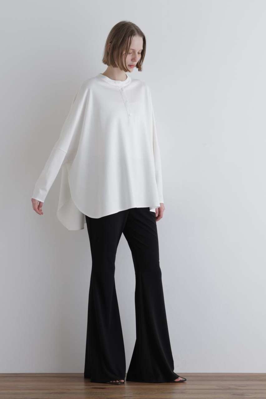 【ル フィル/LE PHIL】のヴィスポンチトップス 人気、トレンドファッション・服の通販 founy(ファニー) 　ファッション　Fashion　レディースファッション　Fashion for Women　トップス・カットソー　Cut & Sew Tops　シャツ・ブラウス・オフィスカジュアル　Elegant Blouses & Button-Ups　ロングTシャツ・Tシャツ　Longline T-Shirts & Tees　カットソー・ベーシックTシャツ　Cut-and-Sewn Tops / Stretch Tees & Basics　エレガント 上品　Elegant　サテン　Satin, Glossy Fabric　スリーブ　Sleeve, Long Sleeve / Short Sleeve　パターン　Pattern, Design Print　ビッグ　Big, Oversized　ボトム　Bottoms, Lower Wear　ロング　Long, Long-Length　other-3|ID: prp329100004932359 ipo3291000000037020550