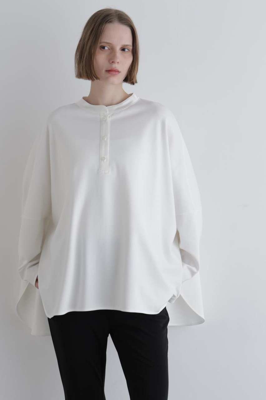 【ル フィル/LE PHIL】のヴィスポンチトップス 人気、トレンドファッション・服の通販 founy(ファニー) 　ファッション　Fashion　レディースファッション　Fashion for Women　トップス・カットソー　Cut & Sew Tops　シャツ・ブラウス・オフィスカジュアル　Elegant Blouses & Button-Ups　ロングTシャツ・Tシャツ　Longline T-Shirts & Tees　カットソー・ベーシックTシャツ　Cut-and-Sewn Tops / Stretch Tees & Basics　エレガント 上品　Elegant　サテン　Satin, Glossy Fabric　スリーブ　Sleeve, Long Sleeve / Short Sleeve　パターン　Pattern, Design Print　ビッグ　Big, Oversized　ボトム　Bottoms, Lower Wear　ロング　Long, Long-Length　other-4|ID: prp329100004932359 ipo3291000000037020551