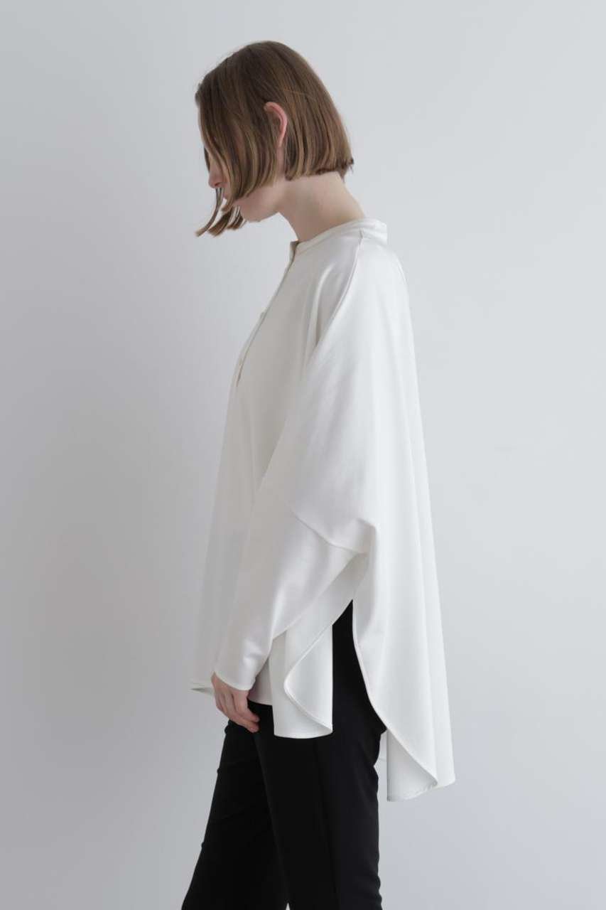 【ル フィル/LE PHIL】のヴィスポンチトップス 人気、トレンドファッション・服の通販 founy(ファニー) 　ファッション　Fashion　レディースファッション　Fashion for Women　トップス・カットソー　Cut & Sew Tops　シャツ・ブラウス・オフィスカジュアル　Elegant Blouses & Button-Ups　ロングTシャツ・Tシャツ　Longline T-Shirts & Tees　カットソー・ベーシックTシャツ　Cut-and-Sewn Tops / Stretch Tees & Basics　エレガント 上品　Elegant　サテン　Satin, Glossy Fabric　スリーブ　Sleeve, Long Sleeve / Short Sleeve　パターン　Pattern, Design Print　ビッグ　Big, Oversized　ボトム　Bottoms, Lower Wear　ロング　Long, Long-Length　other-6|ID: prp329100004932359 ipo3291000000037020553