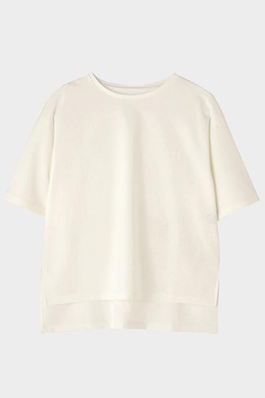 【ル フィル/LE PHIL】のパーフェクトTコンパクトポンチ インテリア・キッズ・メンズ・レディースファッション・服の通販 founy(ファニー) 　ファッション　Fashion　レディースファッション　Fashion for Women　トップス・カットソー　Cut & Sew Tops　シャツ・ブラウス・オフィスカジュアル　Elegant Blouses & Button-Ups　ロングTシャツ・Tシャツ　Longline T-Shirts & Tees　カットソー・ベーシックTシャツ　Cut-and-Sewn Tops / Stretch Tees & Basics　おすすめ　Recommended / Our Picks　コンパクト　Compact, Small Size　ショート　Short, Short Length　シンプル　Simple, Minimal　ジャケット　Jacket, Outerwear　ストレッチ　Stretch, Stretchy Fabric　スリット　Slit, Slit Detail　スリーブ　Sleeve, Long Sleeve / Short Sleeve　セットアップ　Set-Up, Coordinated Outfit　フィット　Fit, Slim Fit　ベーシック　Basic, Essential　半袖　Short Sleeve, Half Sleeve　ホワイト|ID: prp329100004932360 ipo3291000000037020558