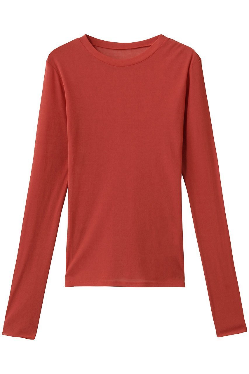 【スタニングルアー/STUNNING LURE】のインナーカラーロンT インテリア・キッズ・メンズ・レディースファッション・服の通販 founy(ファニー) 　ファッション　Fashion　レディースファッション　Fashion for Women　トップス・カットソー　Cut & Sew Tops　シャツ・ブラウス・オフィスカジュアル　Elegant Blouses & Button-Ups　ロングTシャツ・Tシャツ　Longline T-Shirts & Tees　カットソー・ベーシックTシャツ　Cut-and-Sewn Tops / Stretch Tees & Basics　なめらか　Smooth, Silky Texture　キャミワンピース　Cami Dress, Slip Dress　スウェット / スエット　Sweatshirt, Sweatwear　スリーブ　Sleeve, Long Sleeve / Short Sleeve　ベスト　Vest, Waistcoat　ロング　Long, Long-Length　レッド|ID: prp329100004932366 ipo3291000000037020613